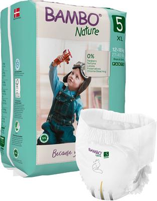 PANTS BAMBO NATURE 5 12/18kg 19pz