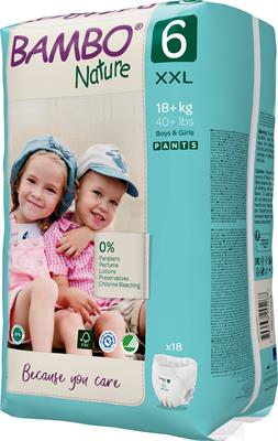 PANTS BAMBO NATURE 6 18+kg 18pz