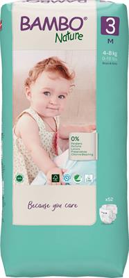 PANNOLINI BAMBO NATURE TALL PACK 3 4/8kg 52pz