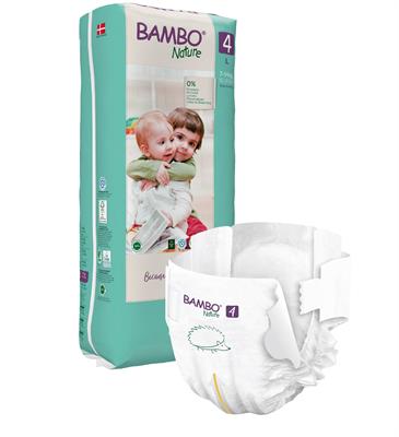 PANNOLINI BAMBO NATURE TALLPACK 4 7/14kg 48pz
