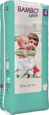 PANNOLINI BAMBO NATURE TALLPACK 4 7/14kg 48pz