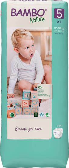 PANNOLINI BAMBO NATURE TALLPACK 5 12/18kg 44pz