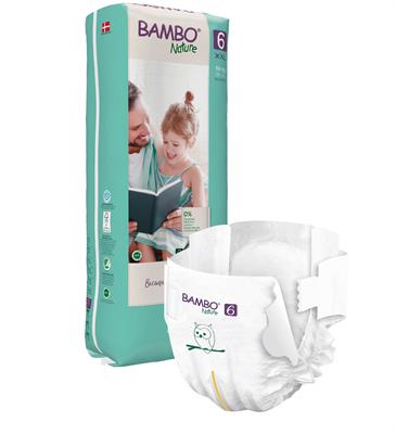 PANNOLINI BAMBO NATURE TALLPACK 6 16+kg 40pz