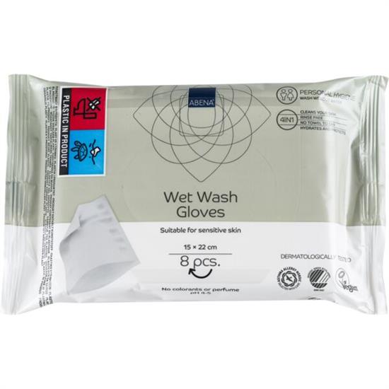 GUANTO SAPONATO ABENA WET WASH GLOVES 15x22cm 8pz