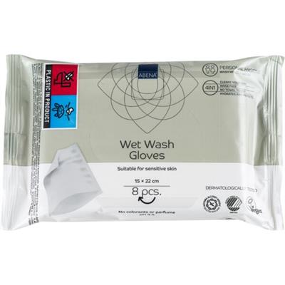GUANTO SAPONATO ABENA WET WASH GLOVES 15x22cm 8pz