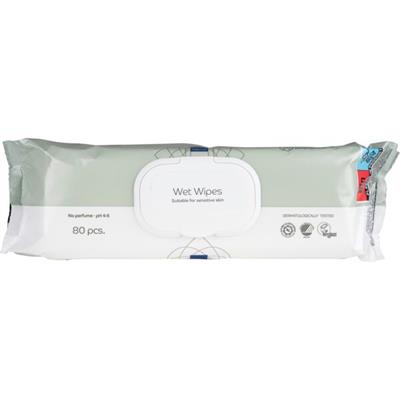 SALVIETTE UMIDIFICATE WET WIPES 27x20cm 80pz