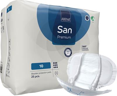PANNOLONI SAGOMATI ABENA SAN PREMIUM 10 25pz 9 GOCCE