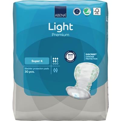 ASSORBENTI DONNA ABENA LIGHT PREMIUM SUPER 4 30pz 5 GOCCE