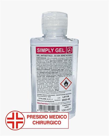 SIMPLY GEL IDROALCOOLICO PMC TASCABILE 100ml