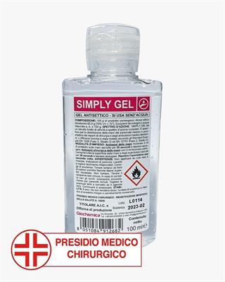 SIMPLY GEL IDROALCOOLICO PMC TASCABILE 100ml