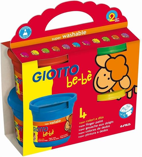 GIOTTO COLORI A DITA 4x150ml