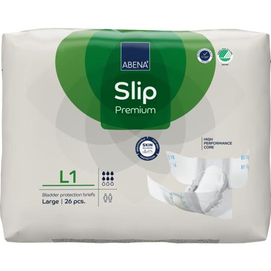 PANNOLONI SLIP PREMIUM L1 6 GOCCE 100-150cm 26pz