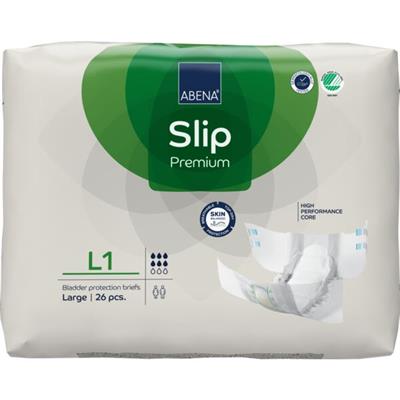 PANNOLONI SLIP PREMIUM L1 6 GOCCE 100-150cm 26pz