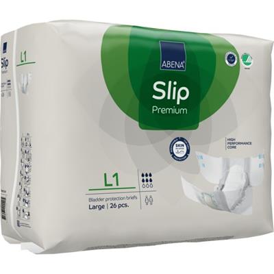 PANNOLONI SLIP PREMIUM L1 6 GOCCE 100-150cm 26pz