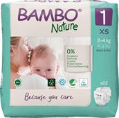 PANNOLINI BAMBO NATURE 1 2/4kg 22pz