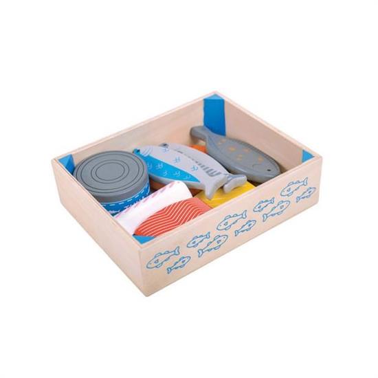 GIOCO IN LEGNO CASSETTA DEL PESCIVENDOLO
