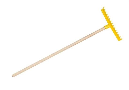 RASTRELLO CON MANICO IN LEGNO PER BAMBINI