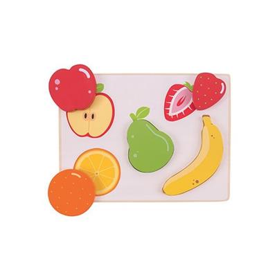 PUZZLE IN LEGNO SOLLEVA E GUARDA FRUTTA 30x25cm
