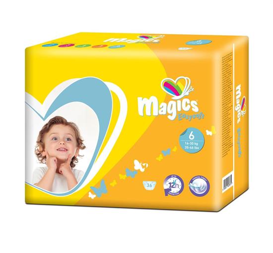 PANNOLINI MAGICS EASYSOFT 6 16+kg 36pz