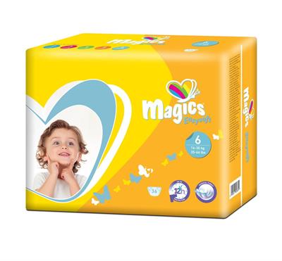 PANNOLINI MAGICS EASYSOFT 6 16+kg 36pz