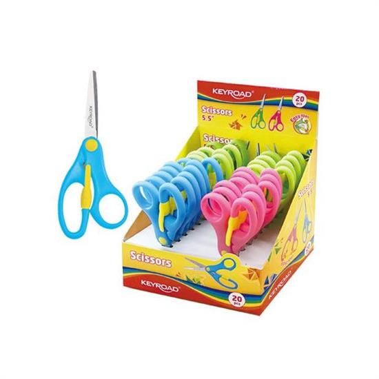 FORBICI CON RIENTRO AUTOMATICO PUNTA ARROTONDATA 13cm