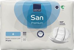 PANNOLONI SAGOMATI ABENA SAN PREMIUM 6 34pz 6 GOCCE