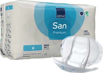 PANNOLONI SAGOMATI ABENA SAN PREMIUM 6 34pz 6 GOCCE