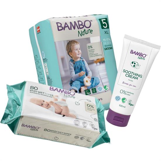 PACCO PROVA BAMBO NATURE PANTS 5 12/18kg