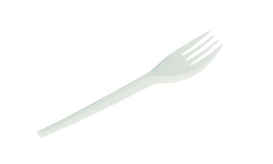FORCHETTA BIO C-PLA BIANCO 50pz
