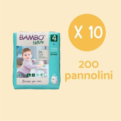 PACCO PROVA PANTS BAMBO NATURE tg.4 200pz