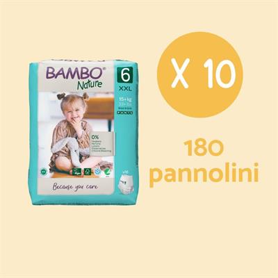 PACCO PROVA PANTS BAMBO NATURE tg.6 180pz