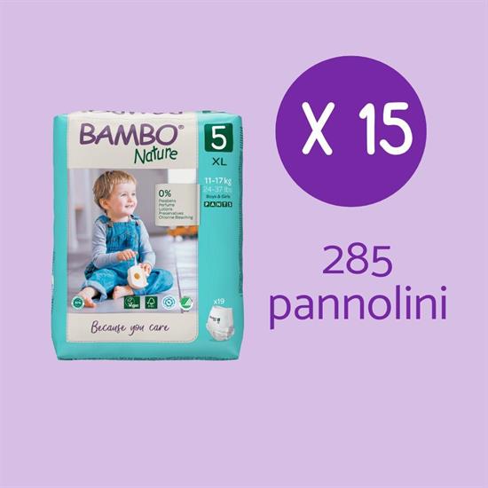PACCO PROVA PANTS BAMBO NATURE tg.5 285pz