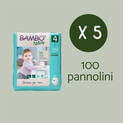 PACCO PROVA PANTS BAMBO NATURE tg.4 100pz