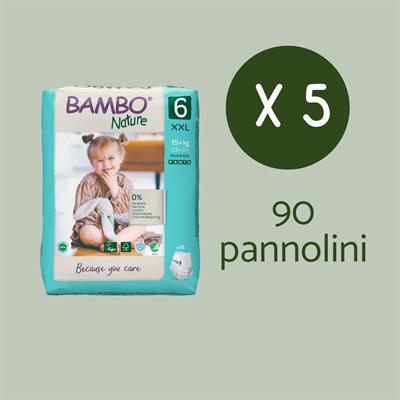 PACCO PROVA PANTS BAMBO NATURE tg.6 90pz