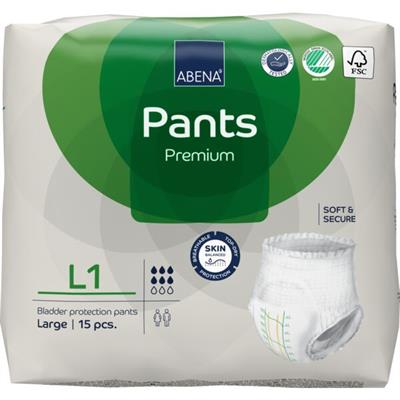 PANNOLONI A MUTANDA ABENA PANTS PREMIUM L1 6 GOCCE 15pz