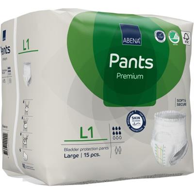 PANNOLONI A MUTANDA ABENA PANTS PREMIUM L1 6 GOCCE 15pz