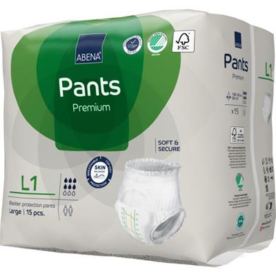 PANNOLONI A MUTANDA ABENA PANTS PREMIUM L1 6 GOCCE 15pz