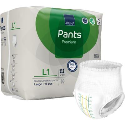 PANNOLONI A MUTANDA ABENA PANTS PREMIUM L1 6 GOCCE 15pz