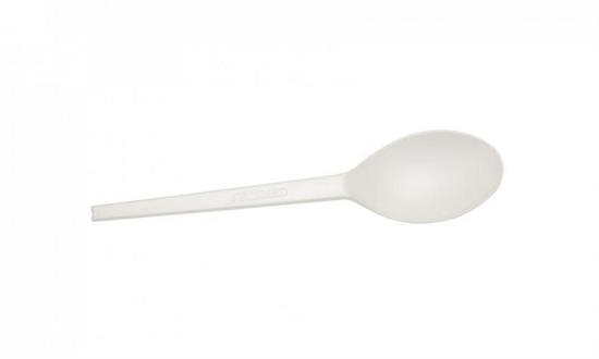 CUCCHIAINO BIO BIANCO 50pz 13cm