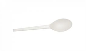 CUCCHIAINO BIO BIANCO 50pz 13cm