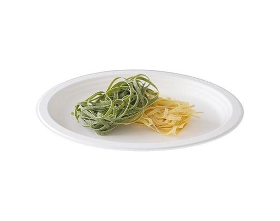 PIATTO OVALE COMPOSTABILE 26cm 25pz