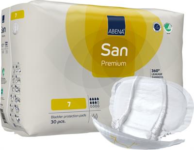 PANNOLONI SAGOMATI ABENA SAN PREMIUM 7 30pz 7 GOCCE