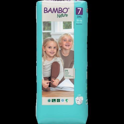 PANNOLINI BAMBO NATURE TALLPACK 7 18+kg 40pz
