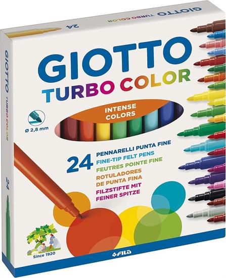 PENNARELLI GIOTTO TURBO COLOR PUNTA FINE 24pz