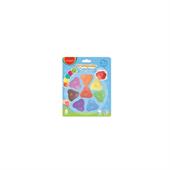 KEYROAD PASTELLI A CERA TRIANGOLARI 8pz ASS.