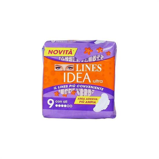 ASSORBENTI LINES IDEA ULTRA GIORNO CON ALI 9pz