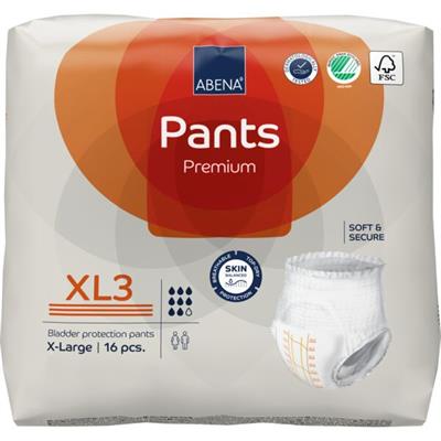 PANNOLONI A MUTANDA ABENA PANTS PREMIUM XL3 16pz 8 GOCCE