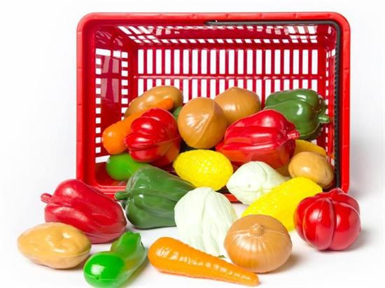 GIOCO CESTINO VERDURA ASSORTITA 27pz