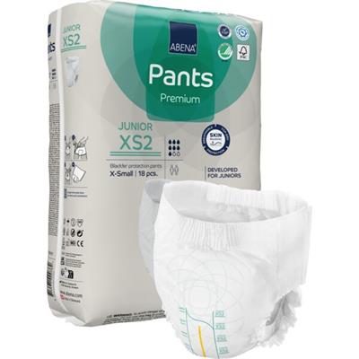 ABENA PANTS PREMIUM JUNIOR XS2 18pz 7 GOCCE