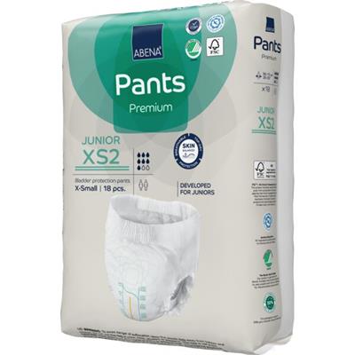 ABENA PANTS PREMIUM JUNIOR XS2 18pz 7 GOCCE